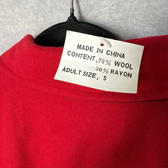 Vintage Marlboro Red & Black Reversible Wool Nylon Jacket NWT Size Small - Picture 5 of 7